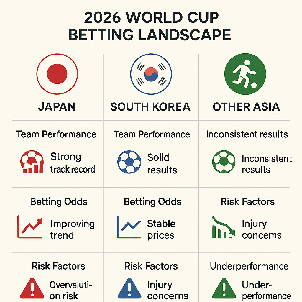 日本、韓國與其他亞洲隊，觀察重點其實不一樣